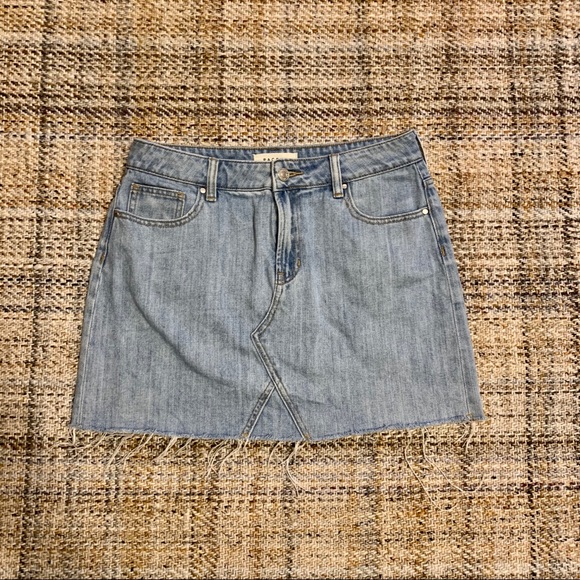 Pacsun light denim mini skirt - Picture 1 of 3